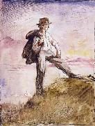 Self-Portrait in the hills above Huddersfield Sir William Orpen